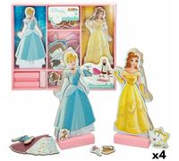 Figurines Disney Princess 45 pièces 4 pièces 9 x 20,5 x 1,2 cm