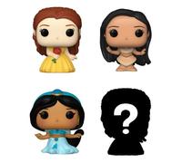 Funko Bitty Pop Disney Princesses Pack 4 Paysanne Belle/Pocahontas/Jasmin/Figurine Mystérieuse