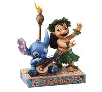Enesco - Disney Traditions - Statue Lilo & Stitch Ohana 17,8 Cm