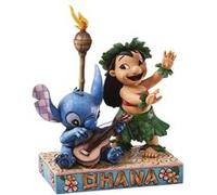 Enesco - Disney Traditions - Statue Lilo & Stitch Ohana 17,8 Cm