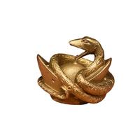 Figurines du Cheval du Zodiaque Chinois, Statue d'animaux du Zodiaque en Laiton Pur - Collection Décoration Feng Shui Maison & Bureau Cadeau Culturel Significatif,Snake,Small