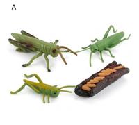 Figurines Du Cycle De Vie De 4 Pièces/Ensemble Insectes, Modèle D'éveil Cognitif Précoce, Ornement Modèle D'éveil Cognitif