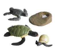 Figurines du cycle de vie des insectes | Figurines du cycle de vie des insectes et des animaux | Kit de jouets éducatifs avec papillon, papillon de nuit, grenouille, tortue et scènes de fourmis |