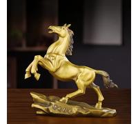 Figurines Du Zodiaque Chinois Feng Shui, Figurines De Bureau En Forme De Cheval, Sculptures De Bureau En Forme De Cheval, Attirent La Richesse Et La Bonne Fortune(XXL)