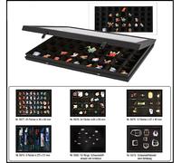 Figurines D'Ü-Eier Vitrines Set De BLACK 45X 36X49X43MM SAFE 5677 400X300X55 MM