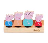 Peppa Pig Wooden Family Figures, Sustainable FSC Certified Wooden Toy, Preschool Toy, Imaginative Play, Gift for 2-5 Year Old