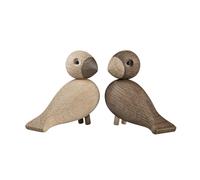 Figurines en bois Les tourtereaux H 8,8cm