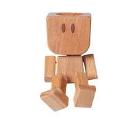 Figurines en Bois pour Voiture, Figurine Décorative Fait Main pour Tableau De Bord, Ornements de Bureau Collectionnables et Décoration Intérieure Automobile pour Table de Chevet