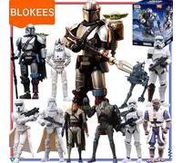 Figurines en briques BLOKEES Star Wars Series, Édition Beyond, The Mandalorian, Grogu, Stormtrooper Impérial, Jouet de collection à assembler, Cadeau Hidden Edition