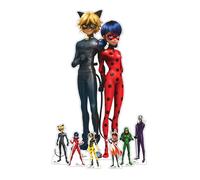 Star Cutouts SP016 Miraculous Party Pack Carton découpé Hauteur 135 cm Miraculous : Tales of Ladybug & Cat Noir