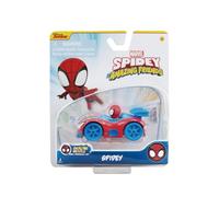 Jazwares Voiture de course Spidey (Amazing Metals) – Échelle 1:64 – 1 pièce