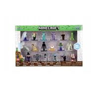 Figurines en métal - Jada Toys - Minecraft - 18 pièces - 4 cm - Authentiques et détaillées