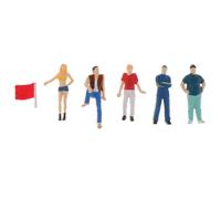 Figurines En Plastique Peintes À La Main, 6 Pièces/Ensemble 1:64, Bricolage Diorama, Ornements-Générique