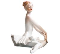 Figurines en porcelaine de danse de ballet posture B, statue sculptée, artisanat, articles d'art, sculpture, décoration d'intérieur (ornement, décoration, cadeau)