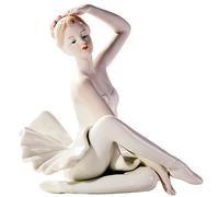 Figurines en porcelaine de danse de ballet posture C, statue sculptée, artisanat, articles d'art, sculpture, décoration d'intérieur (ornement, décoration, cadeau)
