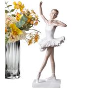 Figurines en résine - Figurine de ballerine, sculpture de danseuse, décoration créative pour la maison avec pose de ballet élégante | Ornement artistique pour salon, chambre à coucher, vitrine
