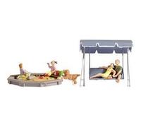 Noch - 15590 - Modélisme Ferroviaire - Parents & Enfants - 5 Figurines avec Accessoires