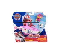 Paw Patrol - Pat Patrouille - Véhicule Figurine Stella Fire Rescue Mission Pompiers - Voiture Figurine À Collectionner - Panier Chaton - Pat Patrouille Jouet - Voiture Enfant - Jouet Enfant 3 Ans Et +