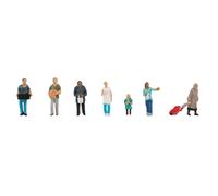 Figurines faisant les courses (x7) - FALLER 151642 - HO 1/87