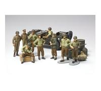 Figurines Fantassins US 2ème Guerre Mondiale - TAMIYA - Modèle Jouet pour Adulte Homme - Vert