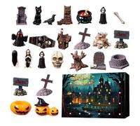Figurines Fantôme Décompte D'Halloween Ornement 3D Gothique Effrayant 24