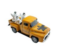 Figurines Fantômes De Camion D'Halloween, Décoration De Bureau En De Zinc Pour Vitrine, Entrée, Salle De Classe, Bibliothèque, Table À Manger, Fête, Cadeau De Festival Effrayant Et Décoration