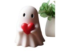 Figurines fantômes d'Halloween - Statuette fantôme magique en résine comme décoration - Décoration de table pour rebord de fenêtre, bureau, armoire TV, cheminée et