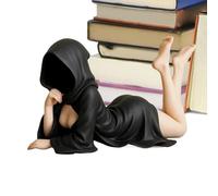 Figurines Féminines,Décoration de Bureau Femmes Masquées | Statue de Dame Esthétique Gothique, Décoration Mystérieuse en Résine pour Table Étagère Cheminée Bureau