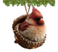 Figurines festives en acrylique - Formes festives lumineuses, motifs saisonniers fascinants, accent joyeux sur l'arbre, embellissement festif | Pour les créateurs de maison, événements, étagères de