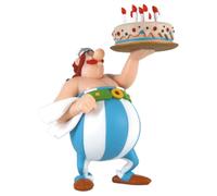 Plastoy Figurine de collection Obélix Joyeux anniversaire PVC 10 cm