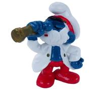 Figurines - Figurine Schleich® Les Schtroumpfs - Grand Schtroumpf Capitaine (20141)