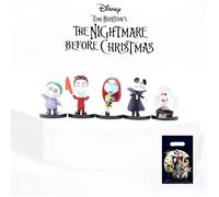 Figurines - Figurines L'Étrange Noël de Monsieur Jack - Licence Disney - Lot de 6 - Sac collector