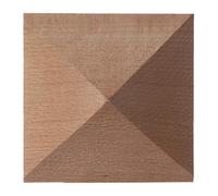 Figurines florales en bois sculpté, incrustation unique, 4 cm. Idéales pour décorer les coins, les cadres, les portes et les meubles.