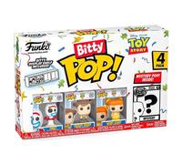 Funko Bitty Pop! Toy Story - Forky 4PK - Forky, Woody, Gabby Gabby et Une Mini-Figurine Mystère en Surprise - 2.2 Cm Collectionnable - Étagère Empilable Incluse - Idée de Cadeau Fans