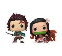 Funko Pop! Demon Slayer Pack 2 Tanjiro And Nezuko Figure Multicolore