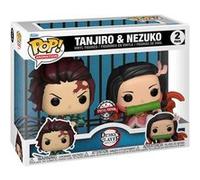 Funko Pack De 2 Figurines Tanjiro Et Nezuko Demon Slayer