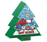 Figurines Funko Pop Pocket DC Super Heroes Holiday 4 Pack G