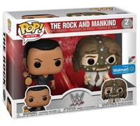 Figurines Funko Pop - Wwe - The Rock Vs. Mankind - Pack 2 (54611)