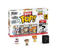 Funko Bitty Pop! Toy Story - Forky 4PK - Forky, Woody, Gabby Gabby et Une Mini-Figurine Mystère en Surprise - 2.2 Cm Collectionnable - Étagère Empilable Incluse - Idée de Cadeau Fans