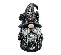 Figurines Gnome - 12,5 x 7,5 x 7 cm, décoration de bureau en résine gothique mystérieuse | Figurine de Gnome de sorcière, pour salon, chambre à coucher, bureau, bibliothèque, armoire d'entrée, rebord