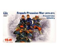 Figurines Guerre Franco-Prussienne : Infanterie De Ligne Française 1870-1871