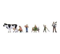 Noch Figurines H0 Famille d'agriculteurs 15609, peint, debout, assis