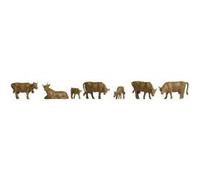 Figurines H0 vaches, marron NOCH 18216 G