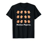 Figurines Haniwa. Artefact Argile Relique Danse Japon Ancien T-Shirt