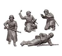 Figurines historiques 2ème guerre mondiale : fantassins allds tenue hivernale zvezda G