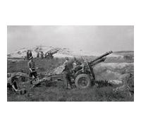 Figurines historiques 2ème guerre mondiale : obusier 25 livres britannique zvezda G