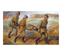 Figurines historiques 2ème guerre mondiale : personnel médical sovietique zvezda G