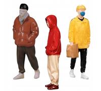 Figurines Humaines À L'échelle 1/32, Trains Miniatures, Pré-Peints À Monter Soi-Même