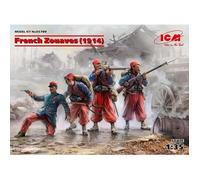 ICM - Kit de figurines - Zouaves français (1914) ICM35709 - 1:35 - 4 figurines