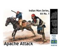 Master Box Ltd. Kit de figurines MB35188 – Apache Attack Indian Wars Series